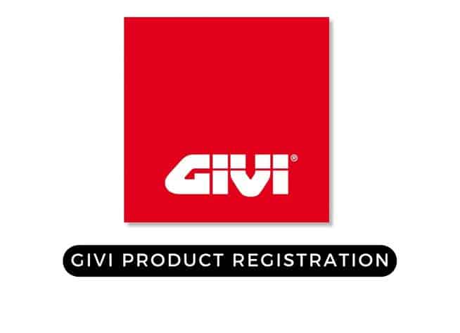 GIVI Product Registration