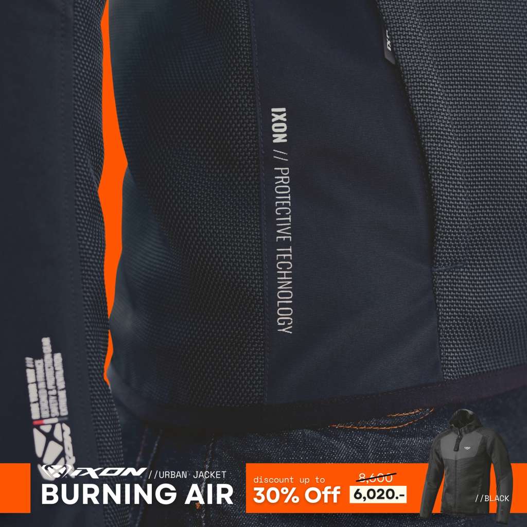 IXON Burning Air Jacket Details